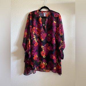 Catherine’s Floral Blouse